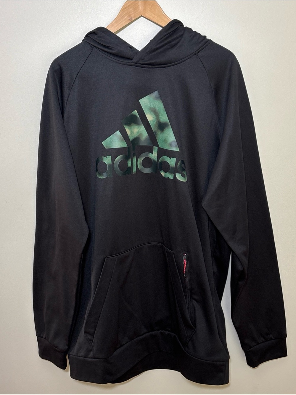 Adidas Game and Go Hoodie Mens XLT Black Camo TALL and LONG